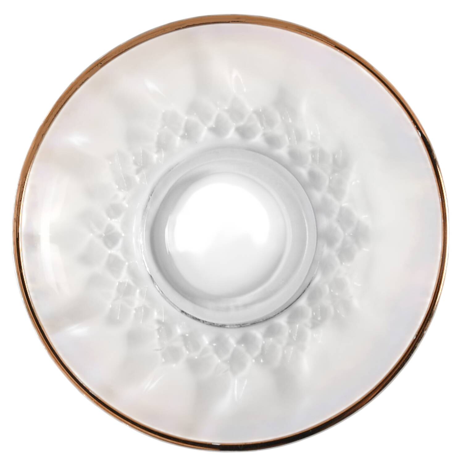Longchamp Gold Saucer for Demitasse Cuo & Saucer Set by Cristal D'Arques - Durand-1
