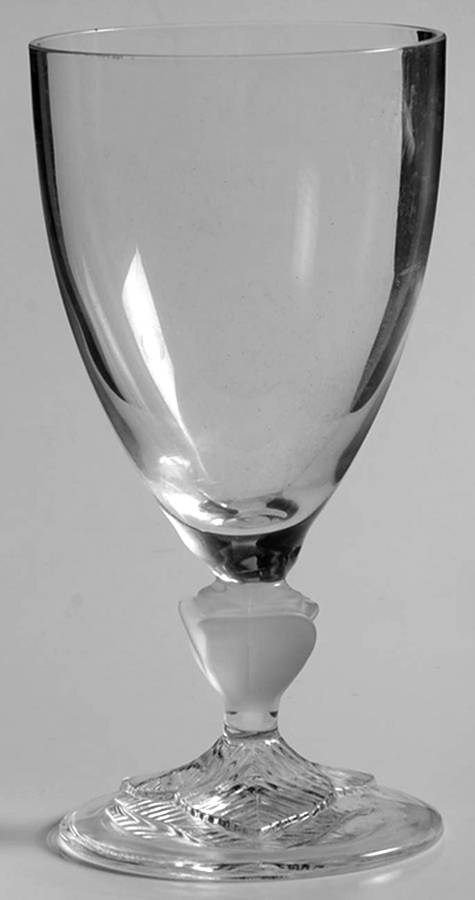 Lucia (Frost Stem) Wine Glass by Cristal D'Arques - Durand-1