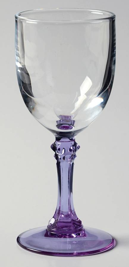 Lude Lilas Cordial Glass by Cristal D'Arques - Durand-1