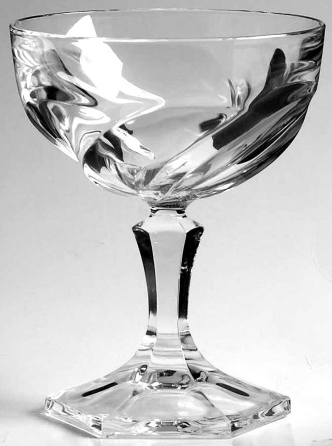 Orsay Champagne/Tall Sherbet by Cristal D'Arques - Durand-1