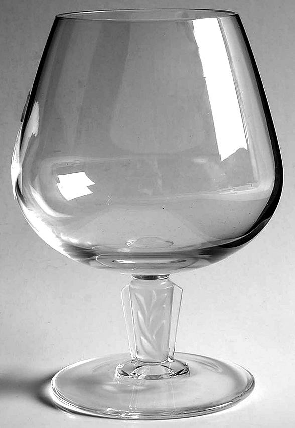 Sogaro (Frosted) Brandy Glass by Cristal D'Arques - Durand-1