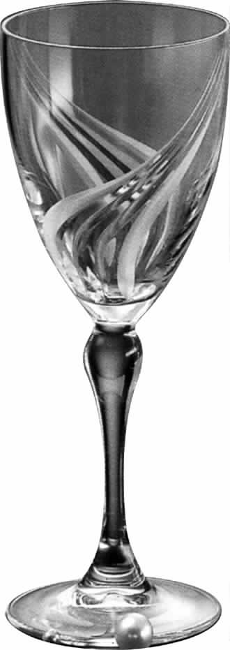 Symphonie Taille Lunel Water Goblet by Cristal D'Arques - Durand-1