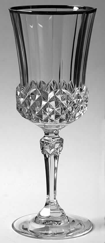 Valencay Gold Water Goblet by Cristal D'Arques - Durand-1