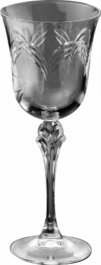 Verneuil Taille Palmettes Water Goblet by Cristal D'Arques - Durand-1