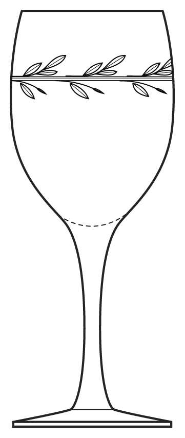 Vicomte Othello Water Goblet by Cristal D'Arques - Durand-1