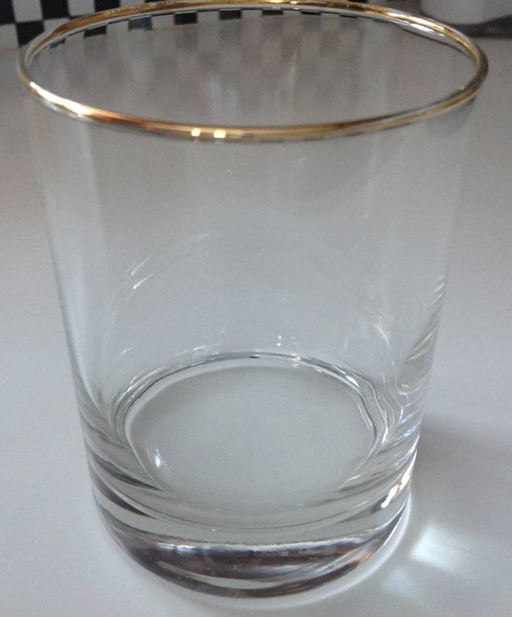 Viva (Gold Trim) Double Old Fashioned by Cristal D'Arques - Durand-1