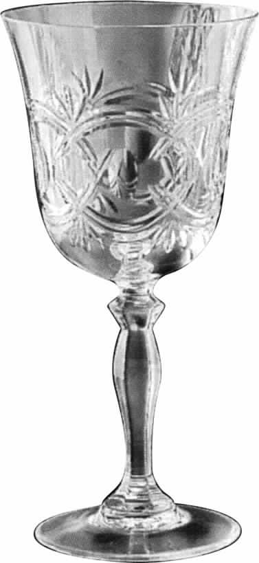 Villiers Valence Water Goblet by Cristal D'Arques - Durand-1