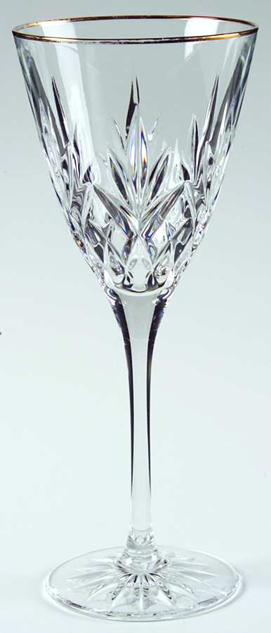 William Gold Wine Glass by Cristal D'Arques - Durand-1