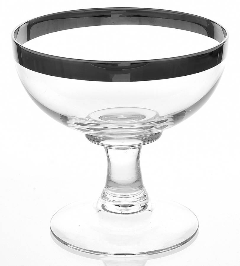 Lisa (Platinum Trim) Champagne/Tall Sherbet by Corcoran-1