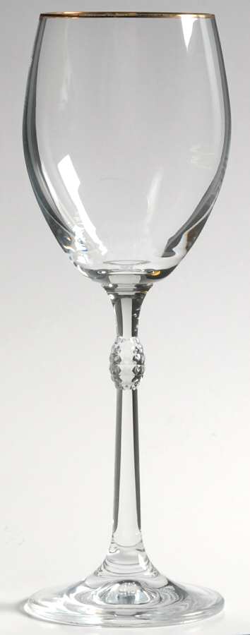 Carnegie (Gold Trim) Wine Glass by Christopher Stuart-1