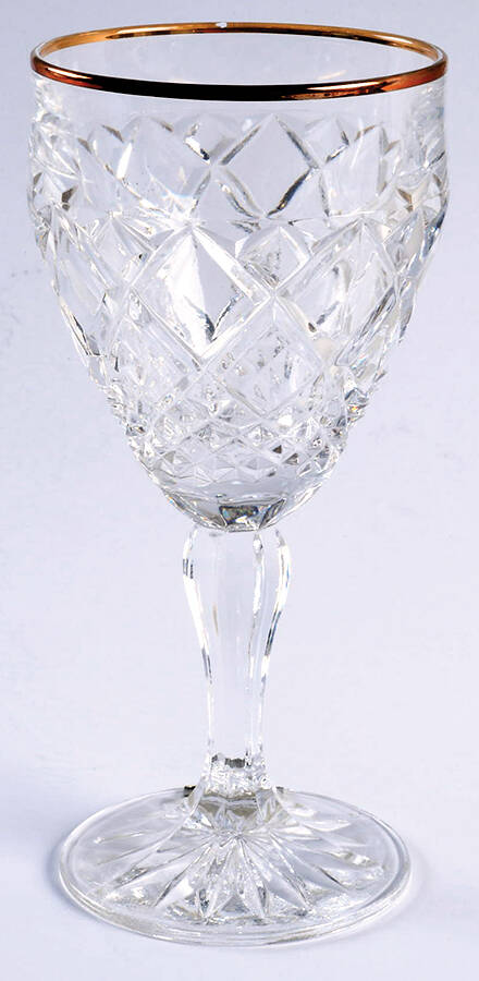 Regency Gold Water Goblet by Christopher Stuart-1