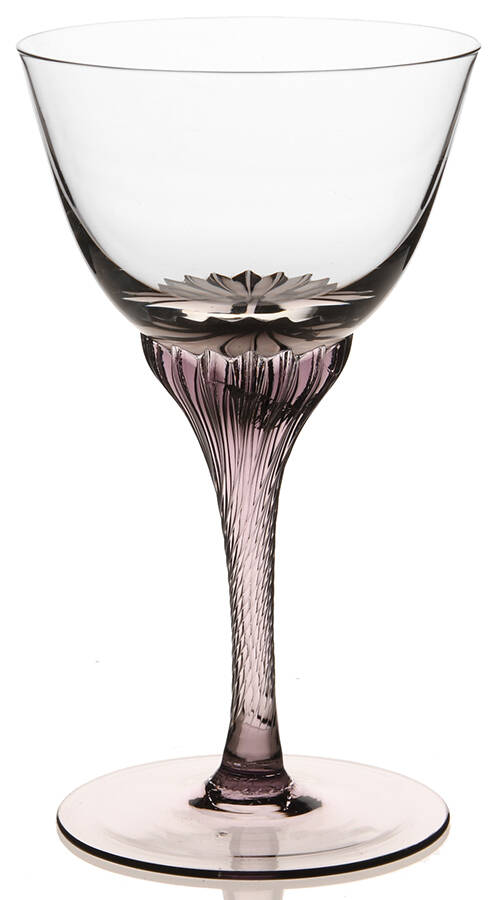 Flair Clear Amethyst Liquor Cocktail by Czechoslovakia-1