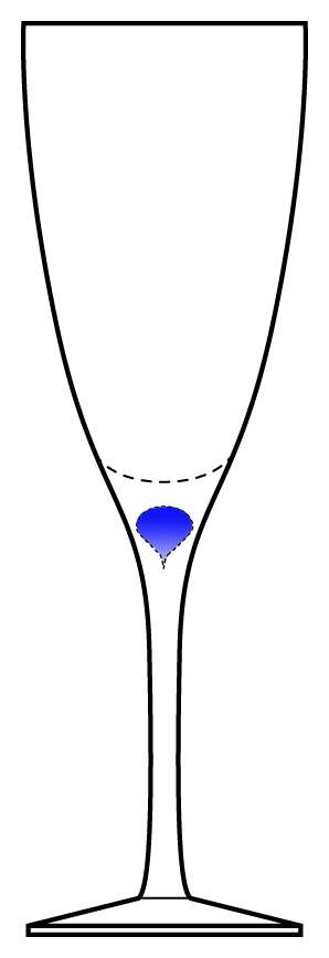 Diane Blue Water Goblet by Colony-1