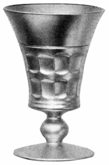 Heirloom Milk Glass Water Goblet by Cambridge-1