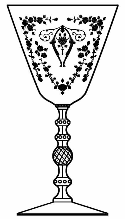 Diane Yellow (Stem 33122) Water Goblet by Cambridge-1