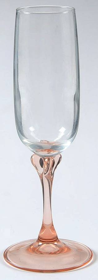 Veronese Rose Fluted Champagne by Cristal D'Arques - Durand-1