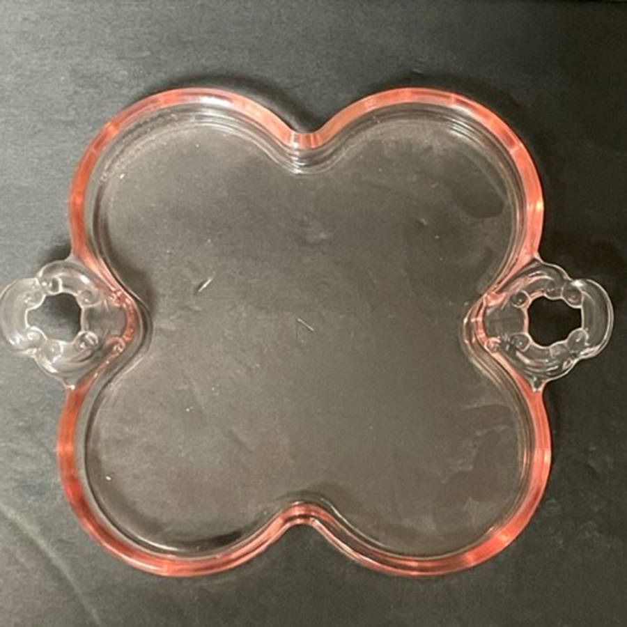 3400 Pink 7" Handled Tray by Cambridge-1