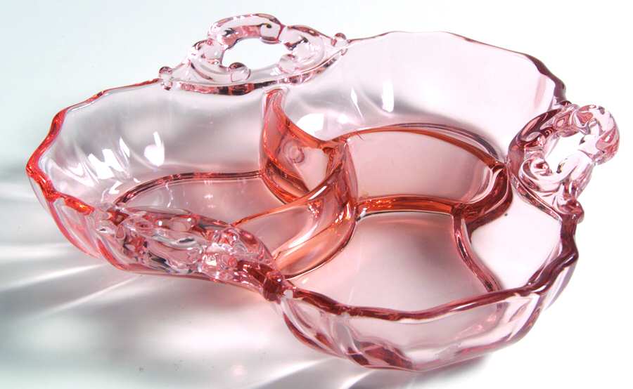 3400 Pink 3400/91 3 Part Candy/Relish by Cambridge-1