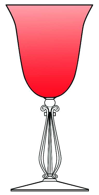 Regency Ruby Water Goblet by Cambridge-1