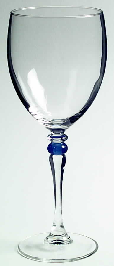 Cortina Blue Water Goblet by Cristal D'Arques - Durand-1