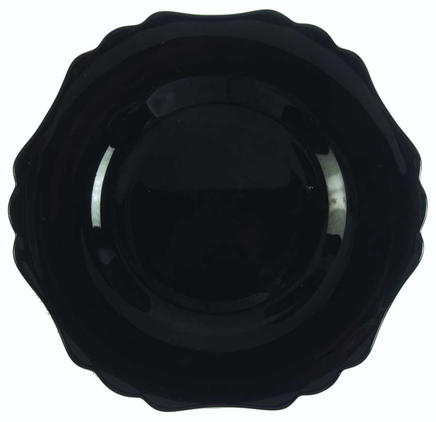 3400 Black 8" Salad Plate (Shape 3400) by Cambridge-1
