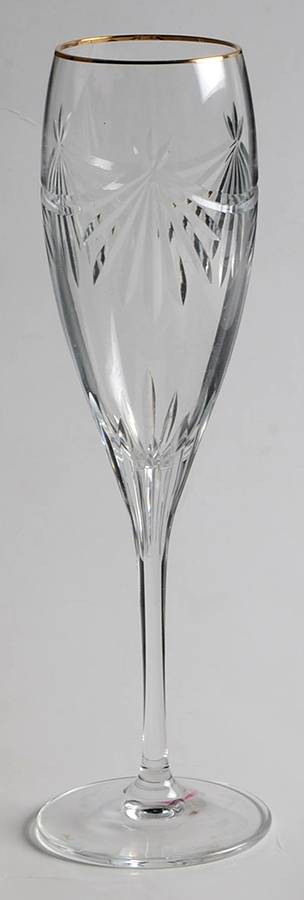 Rowena Gold Fluted Champagne by Cristal D'Arques - Durand-1