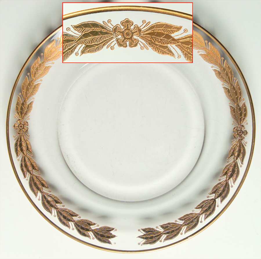 Laurel (Gold Encrusted) Salad Plate by Cambridge-1