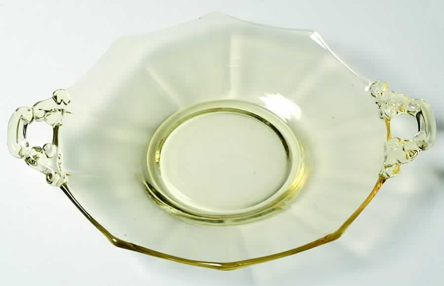 Decagon Yellow 8" 2 Handled Plate by Cambridge-1
