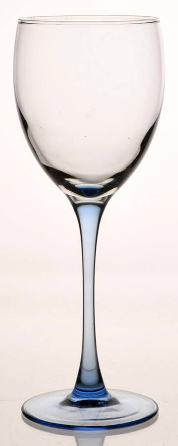 Americana Light Blue Water Goblet by Cristal D'Arques - Durand-1