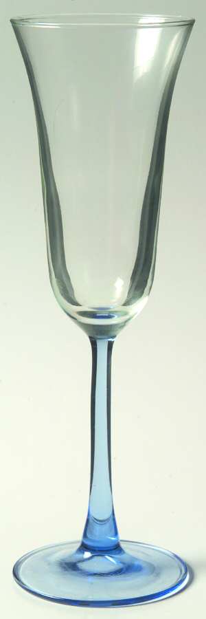 Americana Light Blue Fluted Champagne by Cristal D'Arques - Durand-1