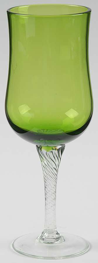 Saturn Green Wine Glass by Colony-1