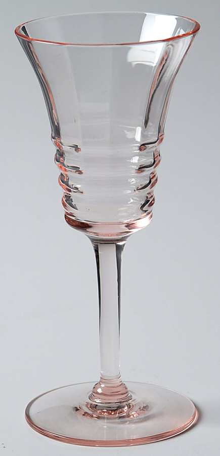 3077 Pink Wine Glass by Cambridge-1
