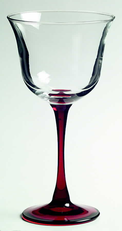 Americana Ruby Wine Glass by Cristal D'Arques - Durand-1