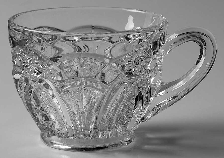Wheat Sheaf Clear Punch Cup by Cambridge-1