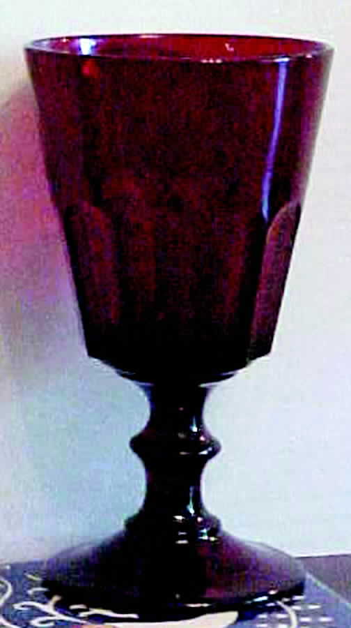 Jefferson Ruby Water Goblet by Cambridge-1