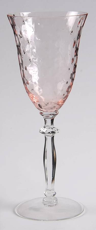 Aero Optic Pink Water Goblet by Cambridge-1