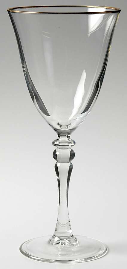 Maria Gold Wine Glass by Cristal D'Arques - Durand-1