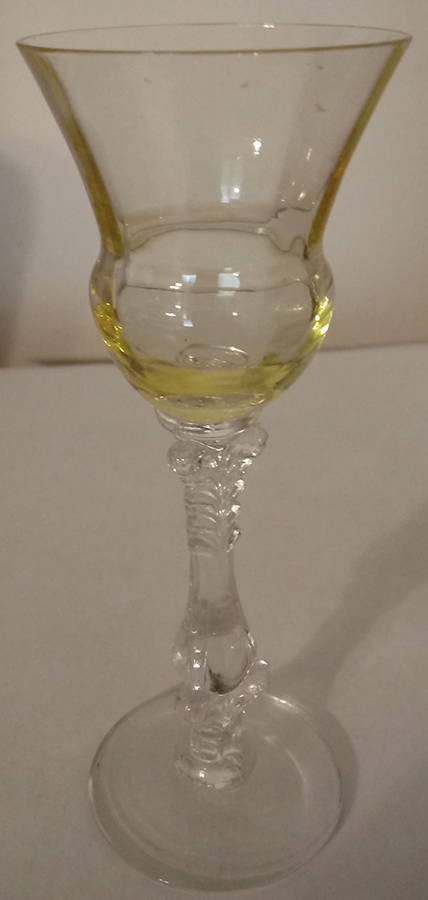 3126 Yellow Cordial Glass by Cambridge-1