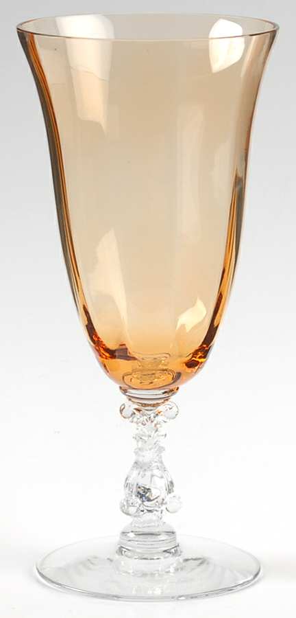 3121 Amber 10 Oz Footed Tumbler by Cambridge-1