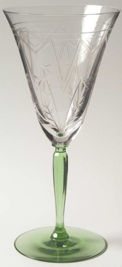 Deauville Green Water Goblet by Community-1