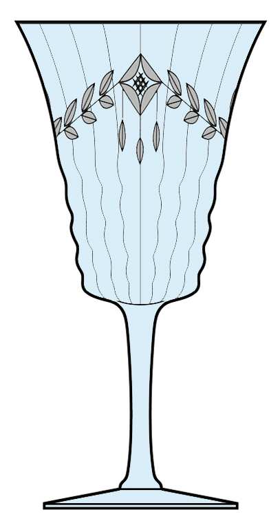 3077-1 Water Goblet by Cambridge-1