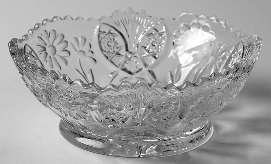 Daisy Clear 6" Round Bowl by Cambridge-1
