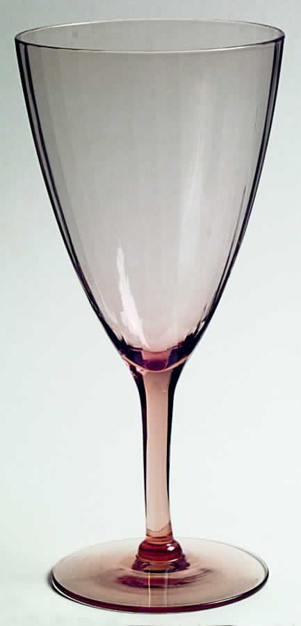 3051 Dark Amber (Narrow Optic) Water Goblet by Cambridge-1