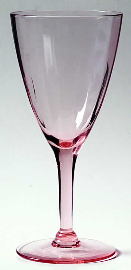 3051 Pink Water Goblet by Cambridge-1