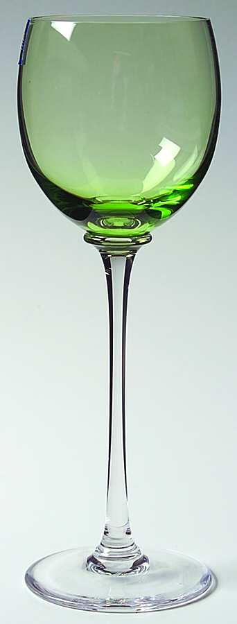 Lorelei Green Wine Glass by Cristal de Sevres-1