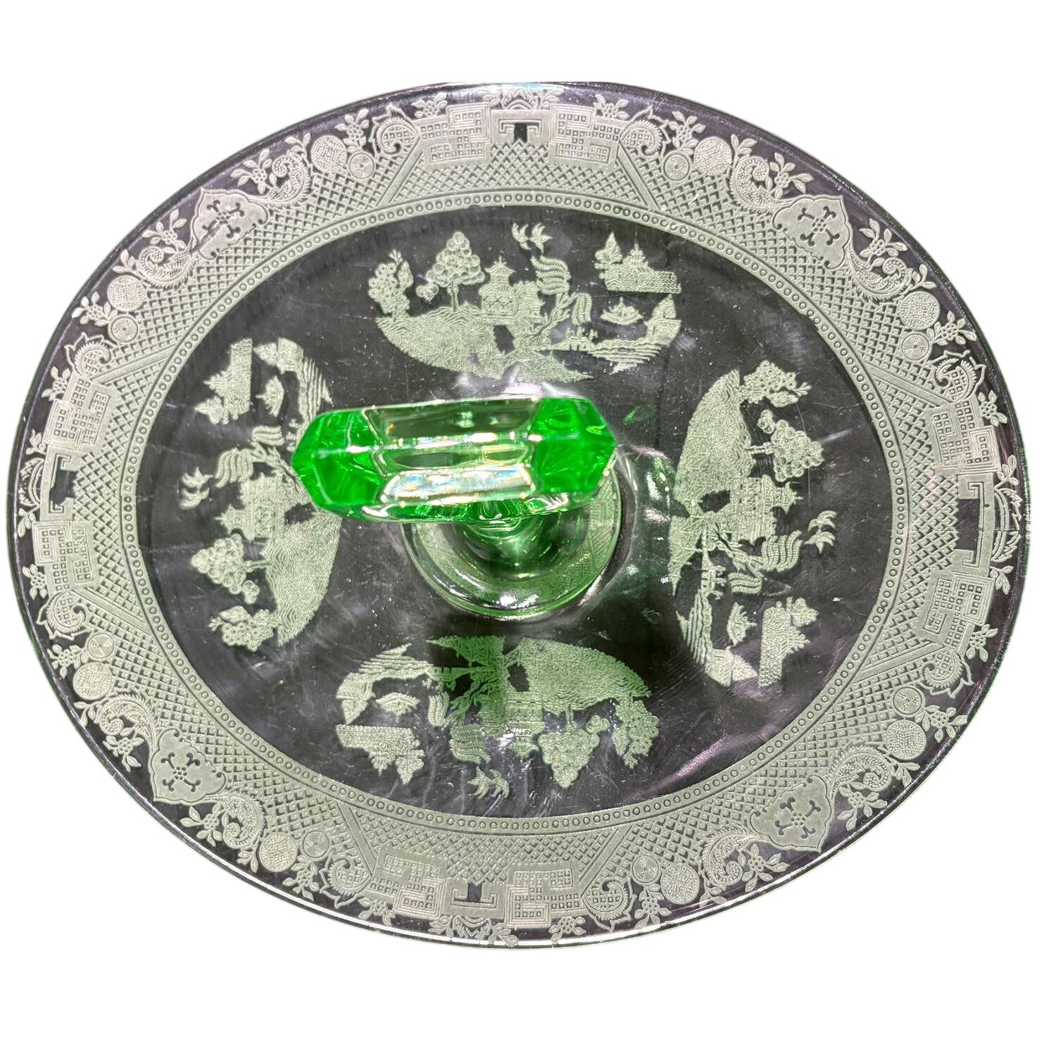 Willow Green Center Handle Tray by Cambridge-1