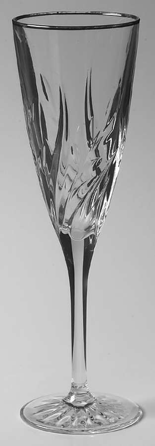 Cassandra Platinum Fluted Champagne by Cristal D'Arques - Durand-1