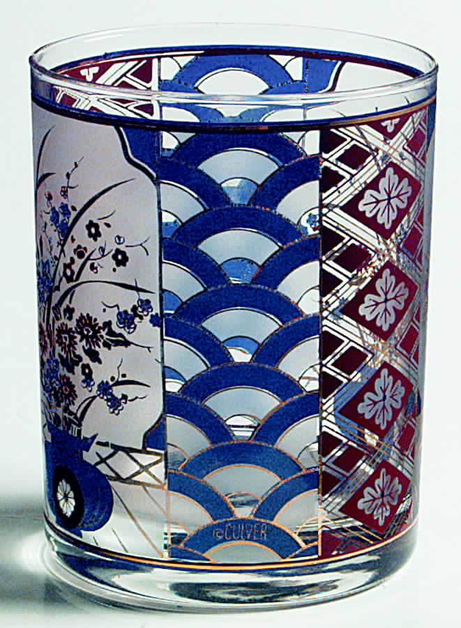 Imari Double Old Fashioned by Culver-1