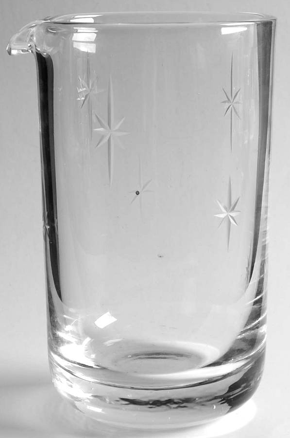 Star Dust Martini Pitcher No Handle by C G Quartzex Crystal-1