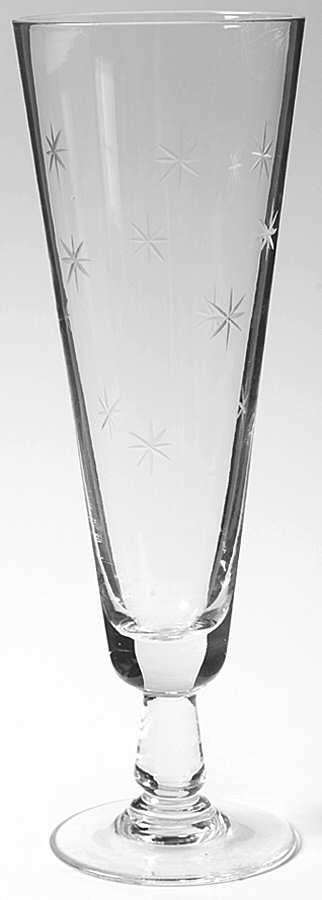 Star Dust Pilsner Glass by C G Quartzex Crystal-1